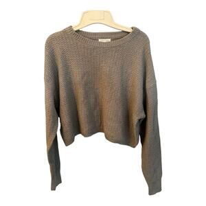 NEW Abound Gray Heather Sweater Size Large